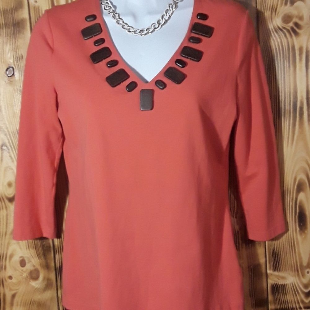 Jones New York Size SM Embellished Top